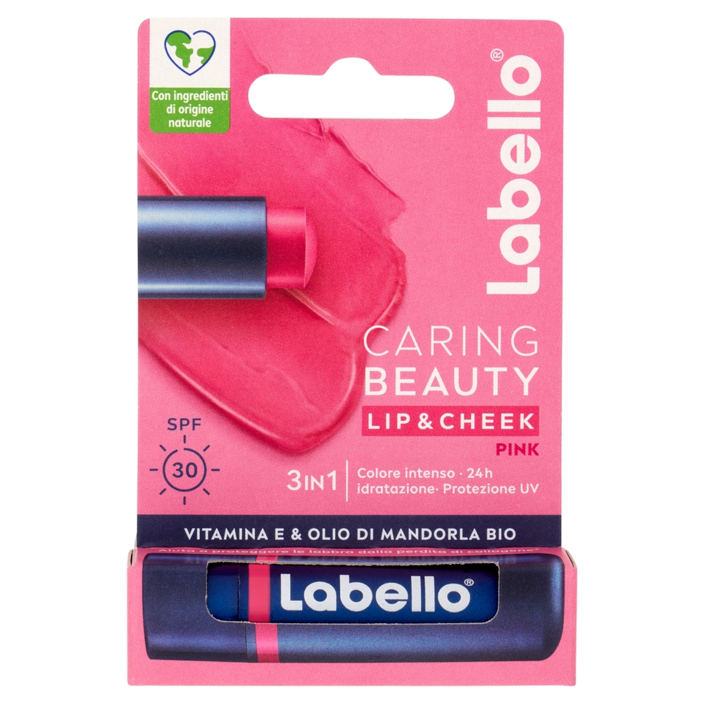 Labello Caring Beauty Lip & Cheek Pink SPF 30 4,8 g